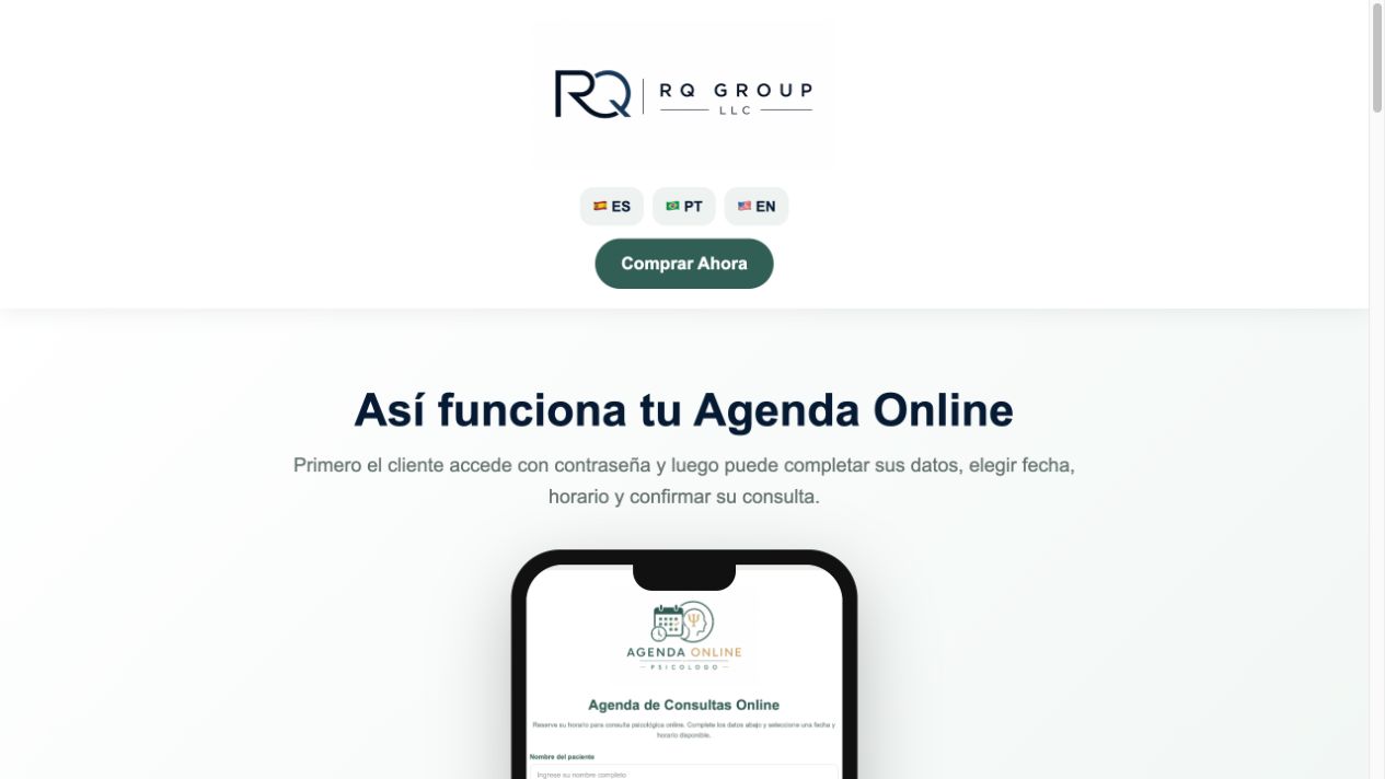 Agenda Virtual para psicólogos e terapeutas